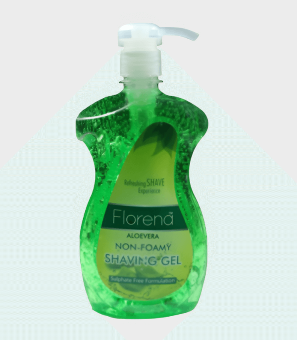 FLORENA NON-FOAMY ALOEVERA SHAVING GEL 500 GM