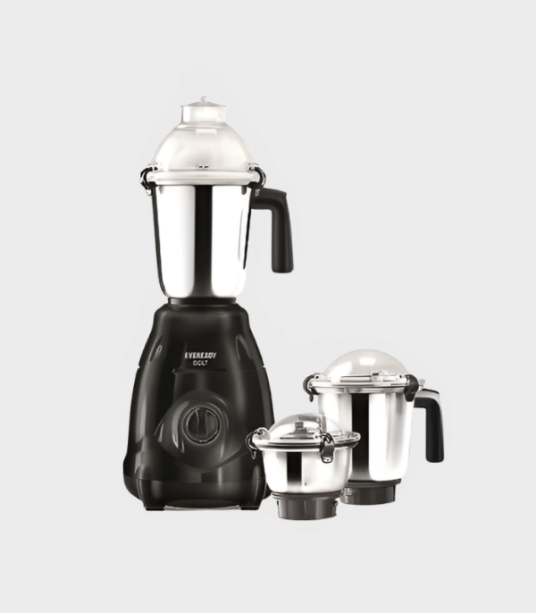 EVEREADY BOLT 750-WATT MIXER GRINDER WITH 3 JARS (MICA BLACK)