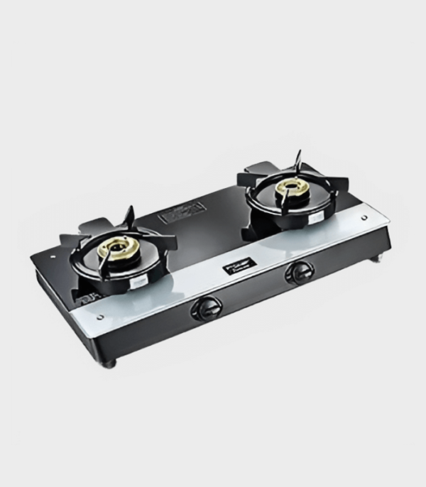 PRESTIGE SVACHH DUO GTSD 02 2 BURNERS GAS STOVE, BLACK