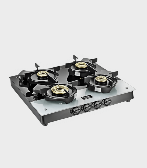 PRESTIGE SVACHH DUO GTSD 04 SQ 4 BURNERS GAS STOVE, BLACK