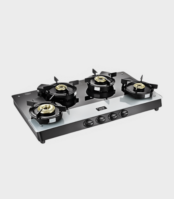 PRESTIGE SVACHH DUO GTSD 04 L 4 BURNERS GAS STOVE, BLACK